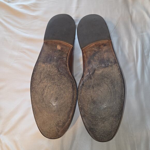 Vintage Polo Ralph Lauren Loafer 11 D Brown Leather Bench Made England Tassel main image 6